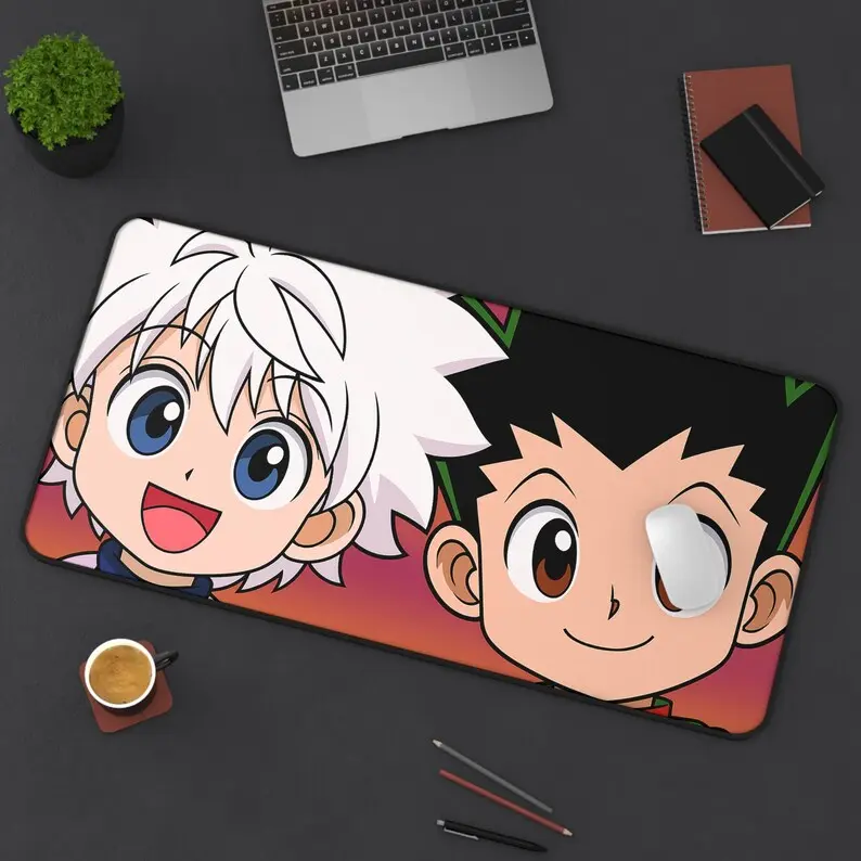 Hunter x Hunter Mouse Pad: Gon & Killua Anime Gaming Desk Mat