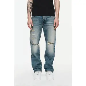 PURPLE BRAND P011 Mid Rise Straight Leg Jean 'MADE IN ITALY' Mens  Apparel