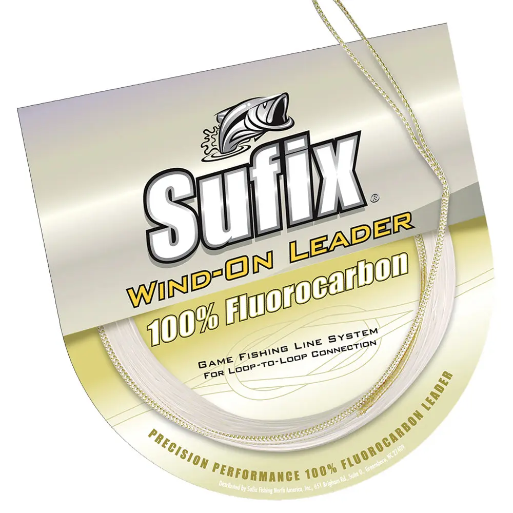 Sufix Wind-On 100% Clear Fluorocarbon Leader