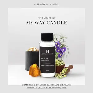 Hotel Collection My Way Diffuser Oil 120ml Sealed Bottle Luxury Home Fragrance Aroma Décor Woody Aromatic