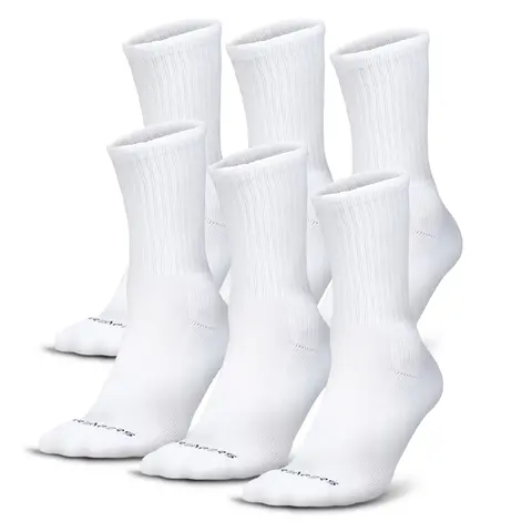 Gymreapers Performance Socks for Men & Women – Arch Support, Cushioned Sole, Breathable Moisture-Wicking Cotton Blend – Available in Crew, Ankle & Quarter Styles and in 3-Pack, 6-Pack, or 9-Pack Bundles for Training, Workout, and Everyday Comfort