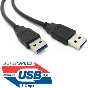 New USB 3.0 A Male to A Male USB to USB Cable M/M Cord for Data sync Transfer