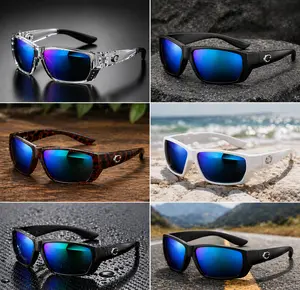 Costaego Polarized UV400 Sport Sunglasses Outdoor Fishing Driving Anti-Glare Clear Vision Glasses