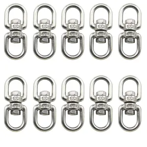 Swivel Ring Double Head Swivel Eye Hook,Swing Hanger(M4)