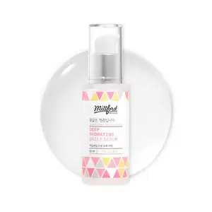 Millford Deep Hydrating Daily Serum 30ml/ 1FL Oz, Deep Moisturizing, Hyaluronic Acid, Alcohol Free, Fragrance Free, pH Balance, Panthenol 10%, Dry Skin, Korean Skincare
