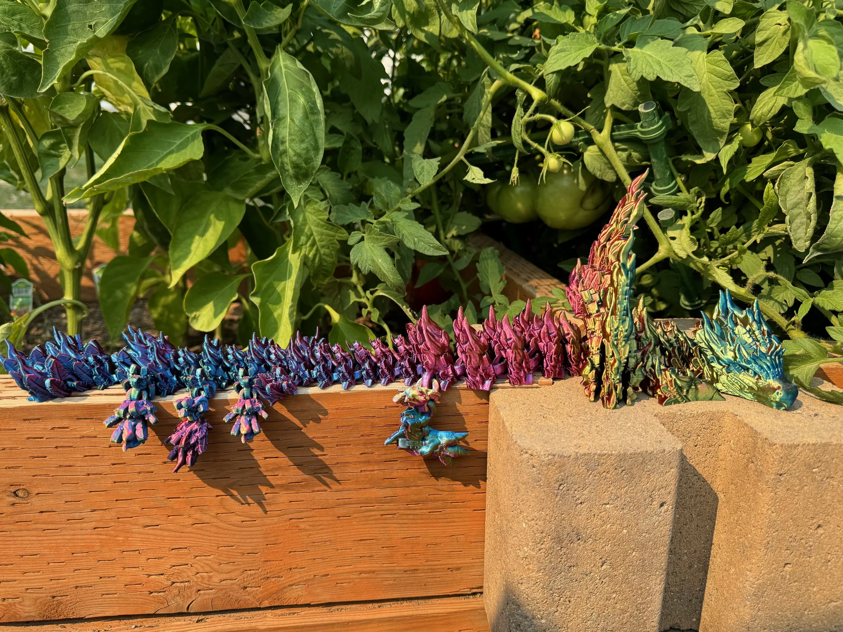 Articulated Pheonix Dragon | 3D printed | Sensory Toy | Desk Companion
