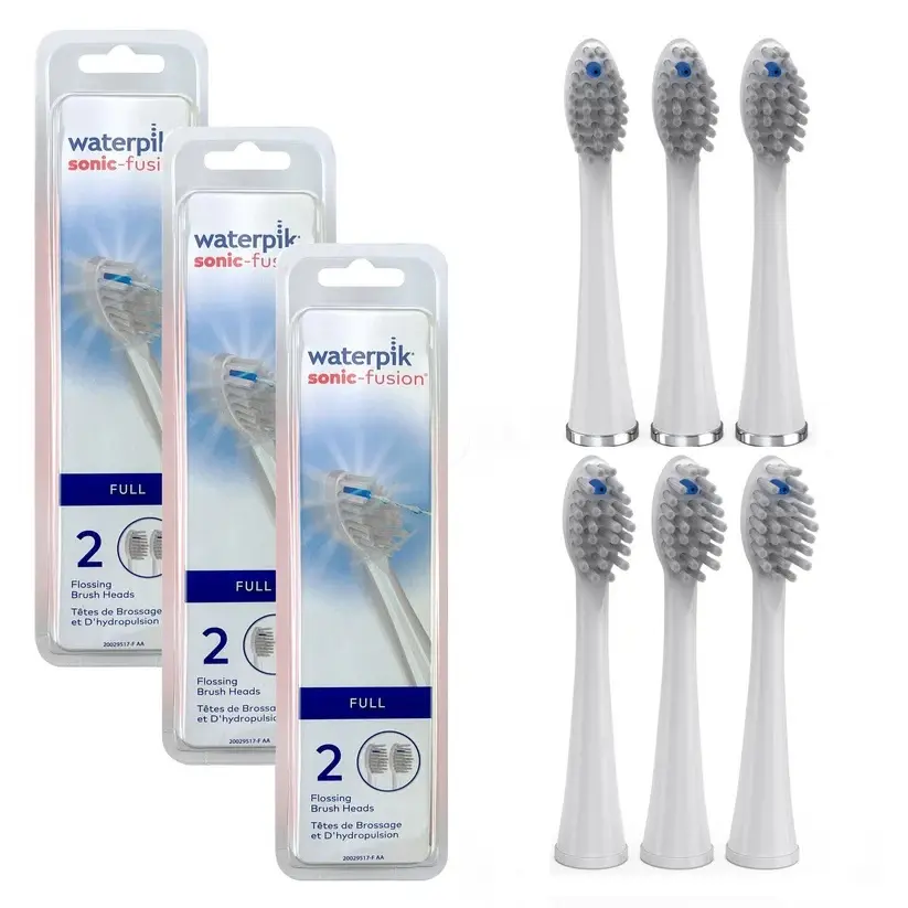 Waterpik Sonic Fusion Full Size 6 pack Brush Head Waterpik Sonic Fusion Full Size 6 pack Brush Head