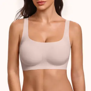 Avidlove Bras for Women Wireless Comfortable Bra Supportive No Underwire Bras Tshirt Push Up Bralettes Jelly Dot Seamless Bra