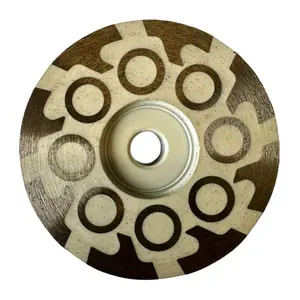 Pro Diamond Resin Cup Wheels 4" FINE (white resin) 5/8-11 (Granite/Stone) Grinders