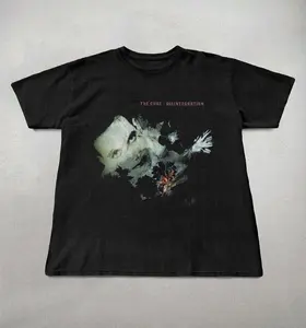 The Cure Disintegration T-shirt, Unisex Cotton shirt, The Cure Graphic tee, 90s Band tee, Retro Graphic Tees, Cute shirts, Trendy shirts