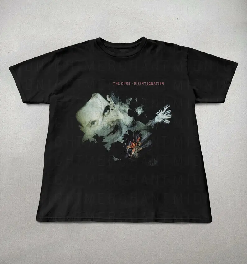 The Cure Disintegration T-shirt, Unisex Cotton shirt, The Cure Graphic tee, 90s Band tee, Retro Graphic Tees, Cute shirts, Trendy shirts