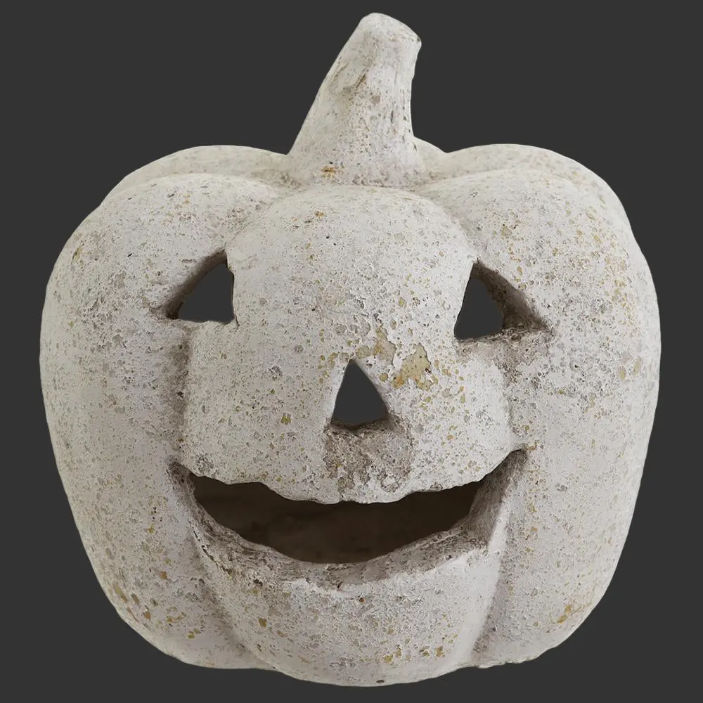 8.5" Outdoor Jack-O-Lantern Pumpkin