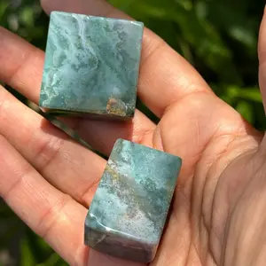 Moss Agate Crystal Free Forms