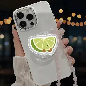 Cute Lime Phone & Kindle Grip – Kawaii Lime Design, Fun Phone Holder for Fruit Lovers, Playful Gift for All Ages