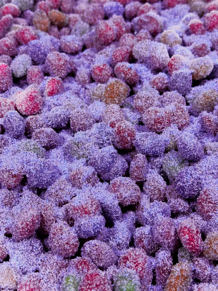 Sour Kings Candy - Grape Sour Gusher Bursts - Viral Sour Candy Snack