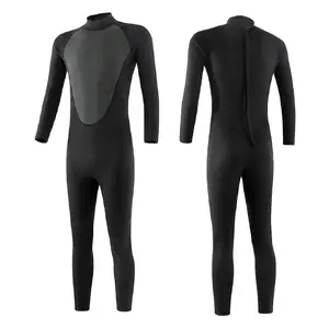 2MM&3mm Full Body Wetsuit Jacket, Ideal for Winter & Fall, Perfect for Diving Swimming Surfing, Warm Waterproof Water Sports Gear, Tropical Wetsuit
