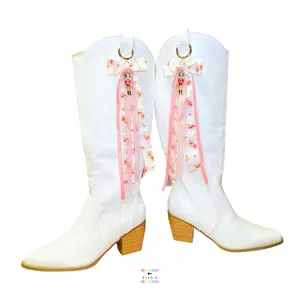 Design Your Own Coquette Boot Charms / Seasonal Boot Charms / Custom Handmade Coquette Bow Boot Charms For Boots / Carabiner Clasp Boot Charms / Holiday Shoe Decoration / Charms for Footwear / Cute Boot Charms
