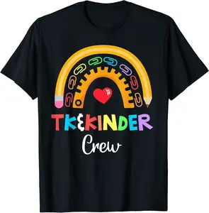 TK and Kinder Crew TK Teacher Transitional Kindergarten PreK T-Shirt - Karenlyn Shop 52B09JNDWZ2K