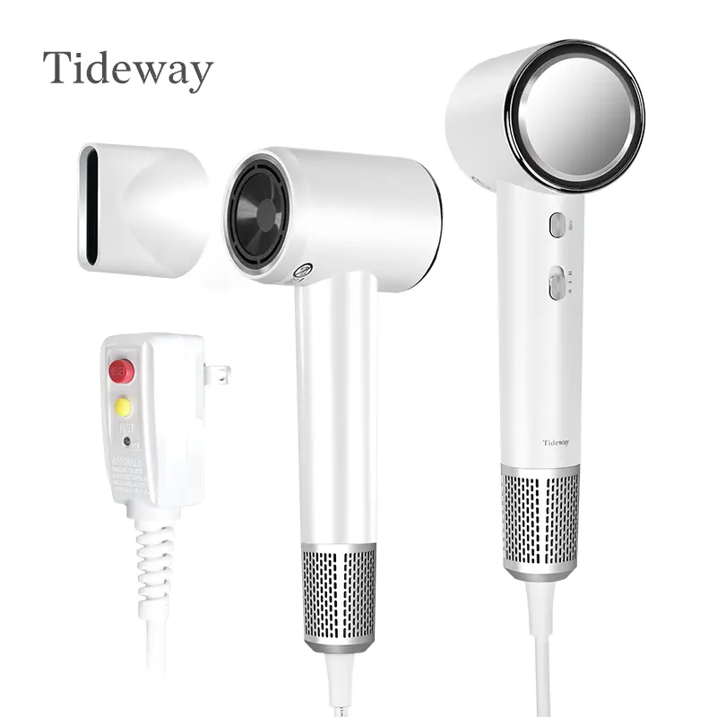 【Coupon Available】High-speed Hair Dryer blow dryer by Tideway - Brushless Motor & Ionic Technology 4 Temperature Settings Thermo Control Technology E