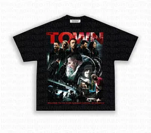 The Town Movie Poster T-Shirt, Ben Affleck Crime Film Fan Apparel, Fashion Cotton, Full Colors, Full Sizes, For Men, For Women