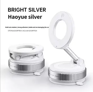 Magnetic Car Phone Holder 360° Rotating Strong Suction Dashboard Mount for iPhone Android
