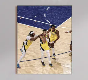 Tyrese Haliburton Choke Celebration Poster