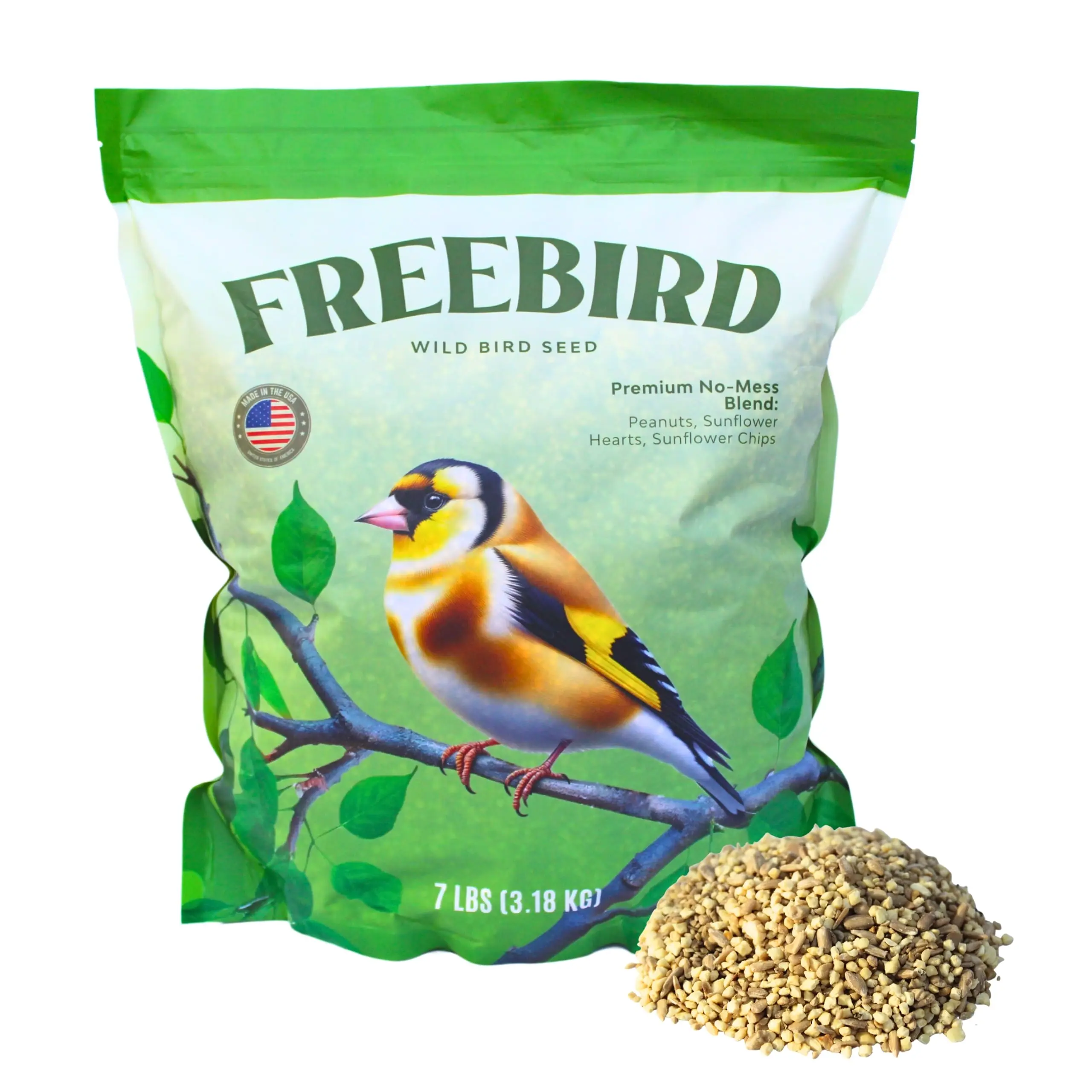 Premium No-Mess Shell-Free Blend – 7 lb