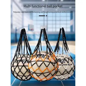 1pc Large Net Bag, Thickened Basketball/Football/Volleyball Storage Net Bag, Woven Mesh Ball Bag