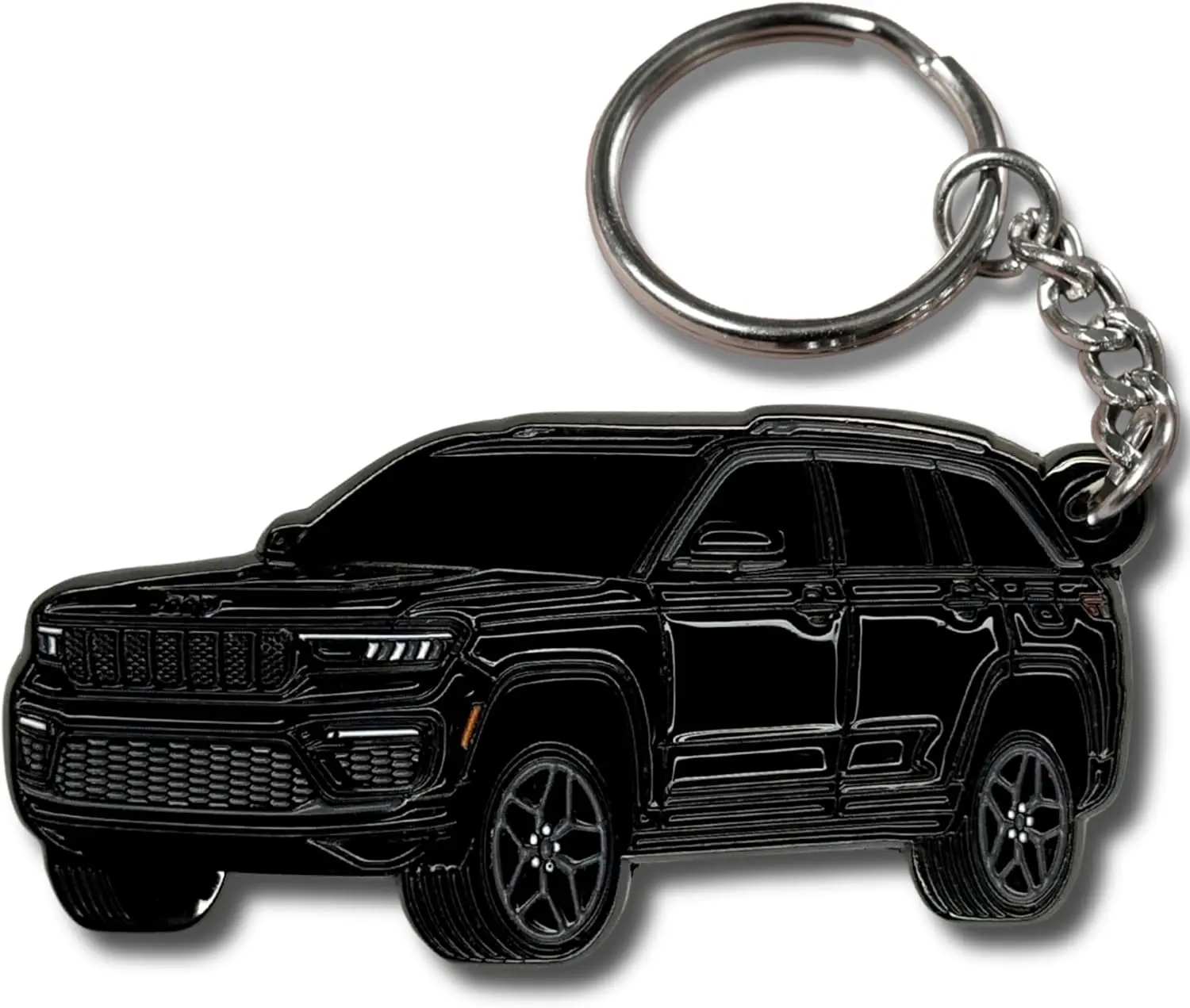 Jeep Grand Cherokee Metal Keychain – Officially Licensed Jeep Accessories Key Chain Cool Merchandise Gifts