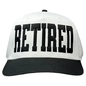 RETIRED HAT Custom Embroidered