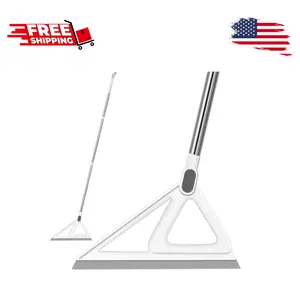 Multifunction Magic Broom, Squeegee Broom for Floor (Grey, 54 INCH)