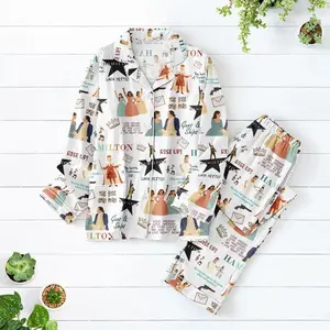 Hamilton Musical Pajamas Set, Broadway Theater Sleepwear