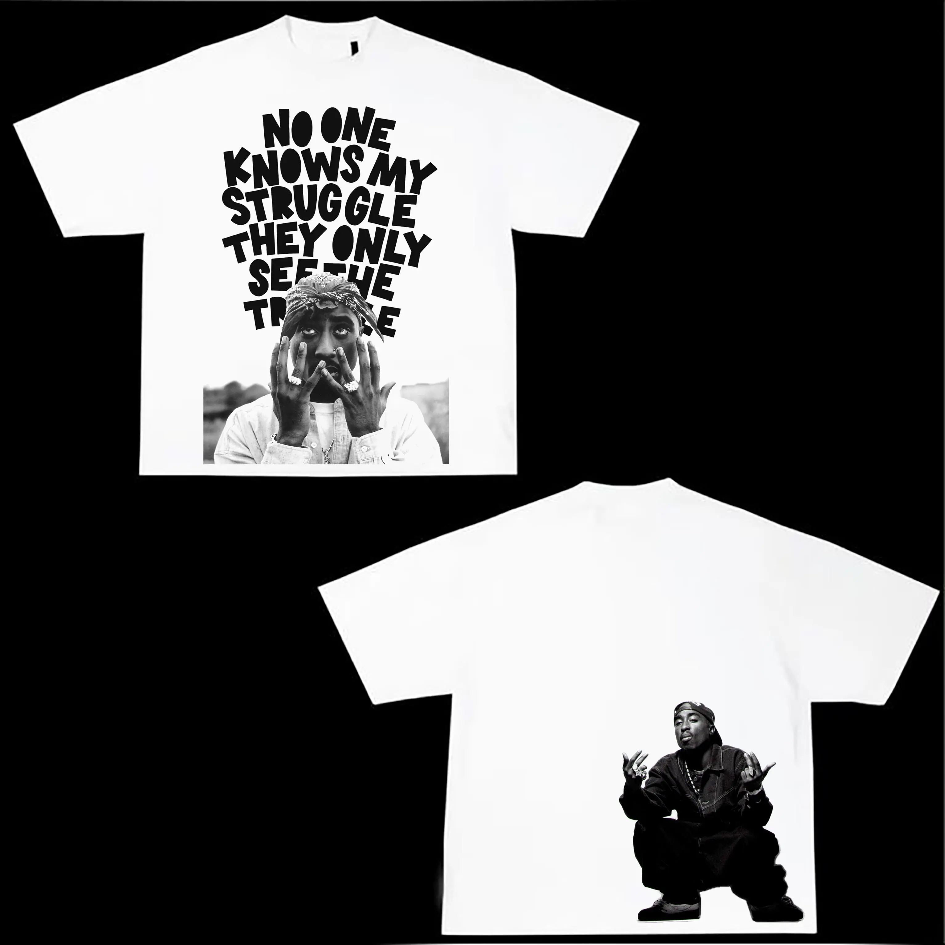 2Pac Tupac Graphic T-Shirt Hoodie Sweatshirt Vintage Hip Hop Rap Tee Unisex Gildan Shirt Streetwear Gift for Men Women
