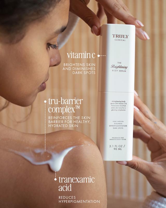 The Brightening Body Serum – Targeted Dark Spot Treatment with Vitamin C & Tranexamic Acid – Corrects Hyperpigmentation, Dark Spots & Uneven Tone – Boosts Radiance for a Brighter, Youthful-Looking Complexion – Clinical Strength Formula