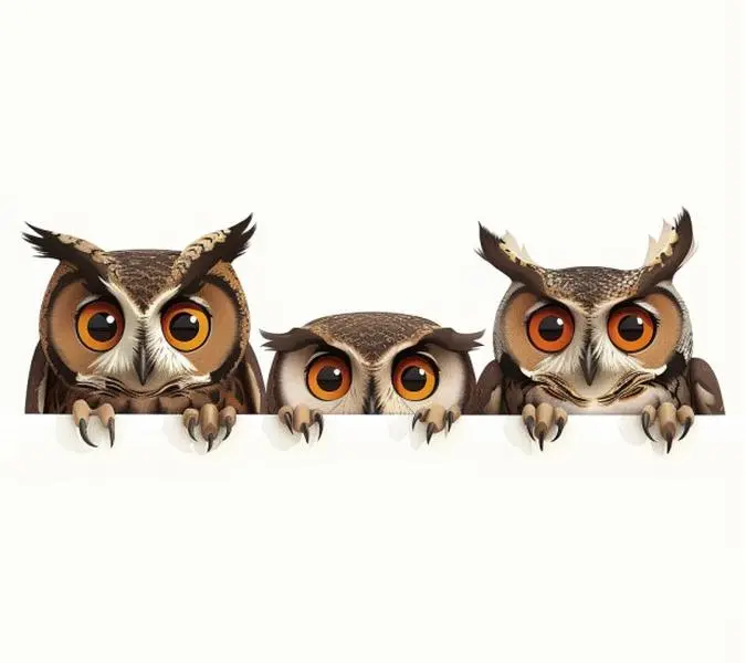Cute Owl Car Sticker. High-Quality Waterproof Vinyl Decal for Cars, Trucks, Motorcycles, SUVs, Vans, Laptops, Tablet, Windows, Bumpers, Notebooks, and More. Easy to Apply and Remove. Perfect Gift for Owl Lovers, Bird Enthusiasts, and Sticker Collectors