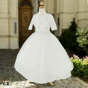 First Communion White Dress (D1582)