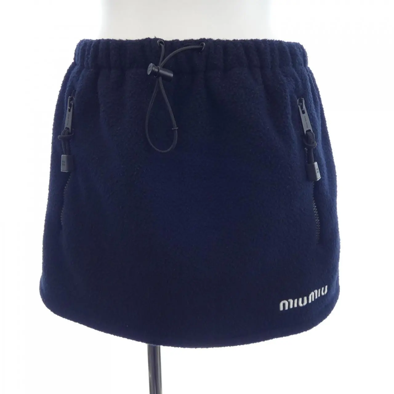 Pre-owned miu miu Others Small Leather Goods Logo Skirt