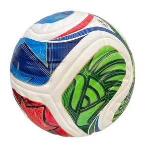 Official Size 5 Hot Glue Soccer Ball, Seamless Durable Anti-Slip Adult Competition Football, PU Leather Material Gift for Friends and Family