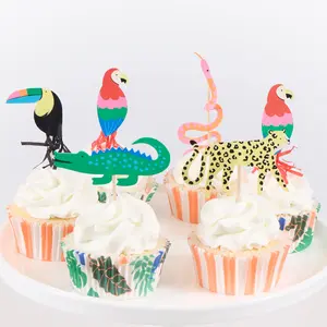 Jungle Jamboree Cupcake Kit (x 24 toppers)