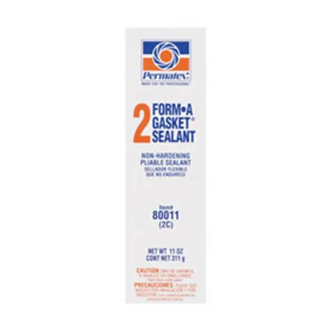 Permatex 212 MAIN PERMTX-LOCKT 80011 Form A No. 2 Gasket Sealant, 11 oz Permanent Hard-Setting Sealant for Flange Repair, Patching Holes and Joints, Fast-Drying
