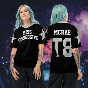 Miss Possessive Shiny Effect Jersey, Concert Outfit Stylish Jersey
