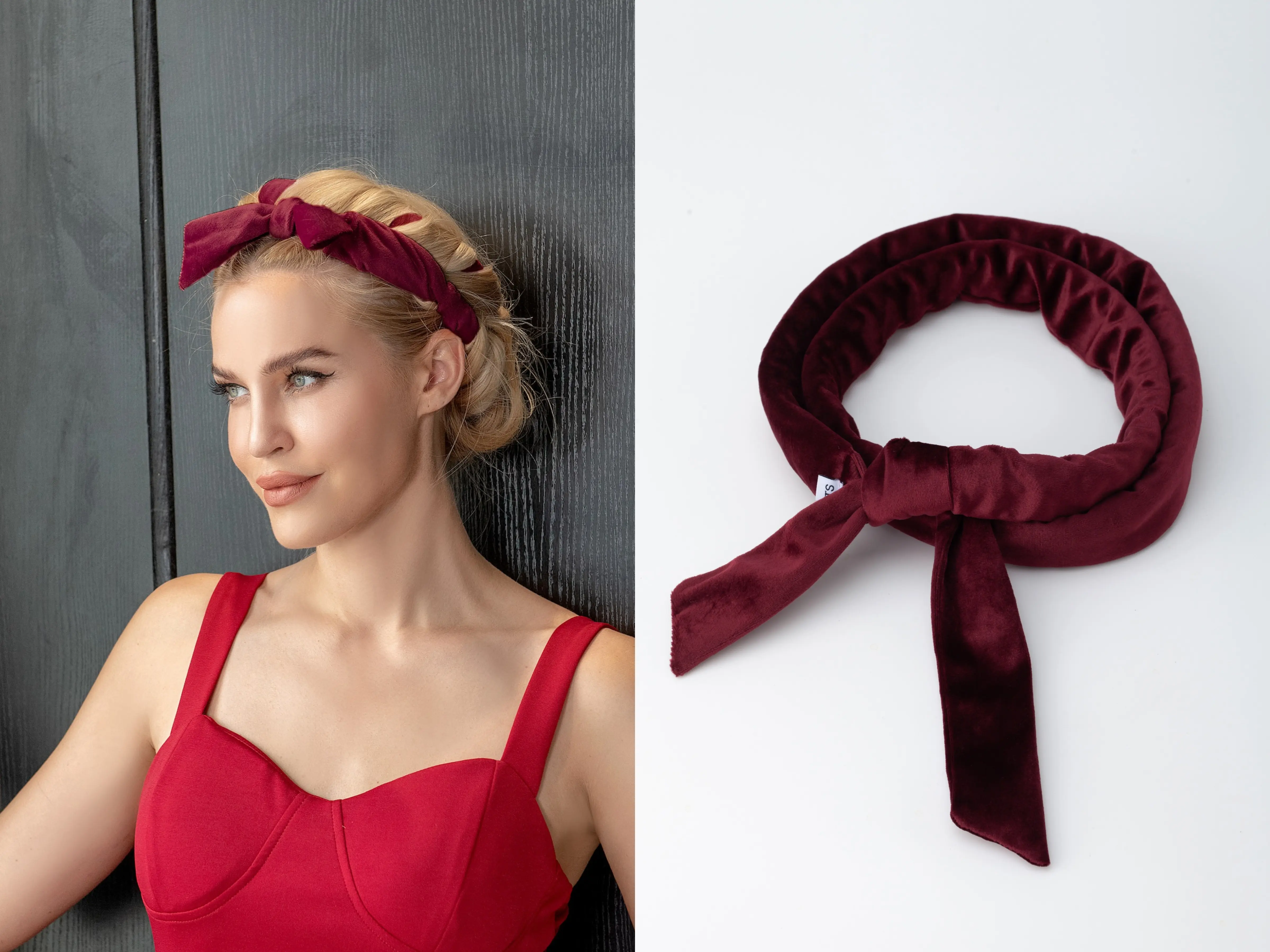 Heatless curling ribbon / Made in USA / Cotton velour / Heatless Curls / Beachy waves / Beach hair. Haircare Frizz