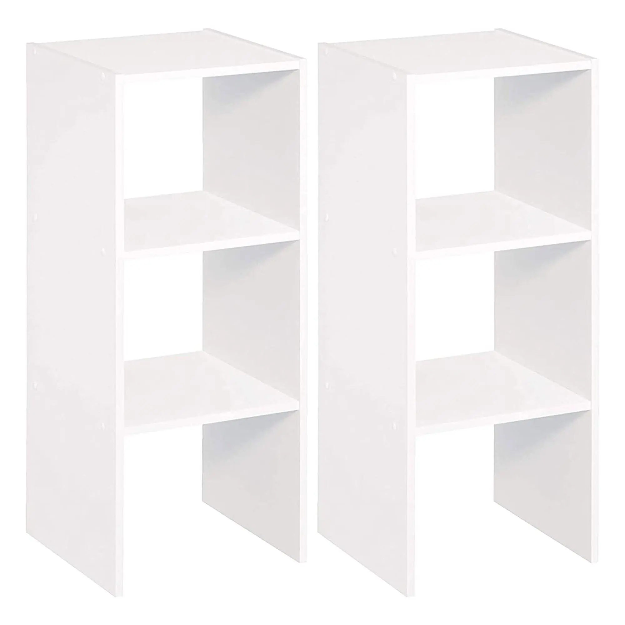 ClosetMaid Decorative Home Stackable 2-Cube Organizer Storage, White (3 Pack) ClosetMaid Decorative Home Stackable 2-Cube Organizer Storage, White (3 Pack)