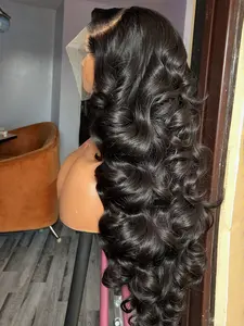 13x6 13x4 Lace Frontal Wigs Body Wave Human Hair Wigs 28 34 36 Inches Waves Brazilian Human Hair HD Lace Wigs 180 Density Pre Plucked Human Hair Wave Wig For Women TikTokShopHolidayHaul