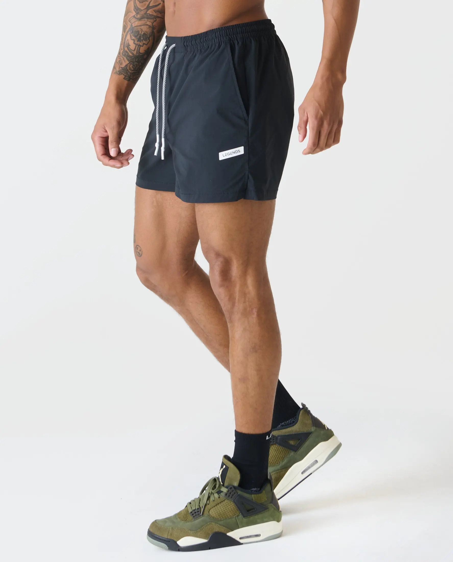 Lennox Short Black, Large