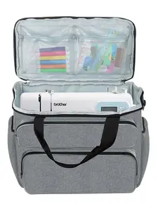 Simple Sewing Machine Dust Cover with Storage Bag, Foldable Large Capacity Organizer, Essential Sewing Equipment Accessory