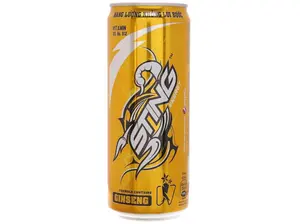 Sting Gold Sport Energy Beverage, 11 oz Can with Natural Ingredients & Ginseng, Strawberry-Flavored Functional Drink