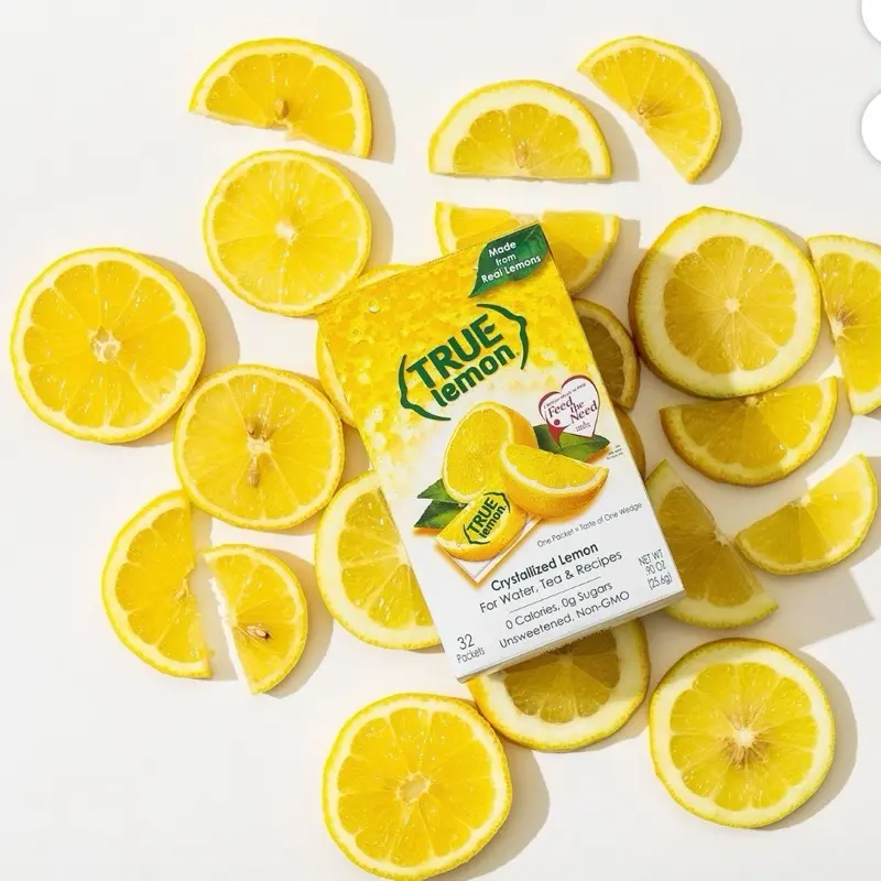 True Lemon Crystallized Lemon Packets, 500 ct