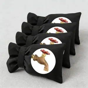 Winter Faucet Covers 4 Pack 5.5x7.9 Inch Thickened Anti-Freeze Waterproof Reusable Hose Bib Cover for Outdoor Garden Protection Set