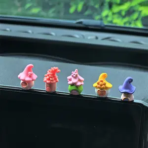 5pcs Elf Little House Car Trinkets, Mini Cute Center Console, Display Screen Window Decorations, Adorable Vehicle Accessories, Car Interior Decoration, Car Interior Decorative, Car Ornament, Car Interior Ornaments